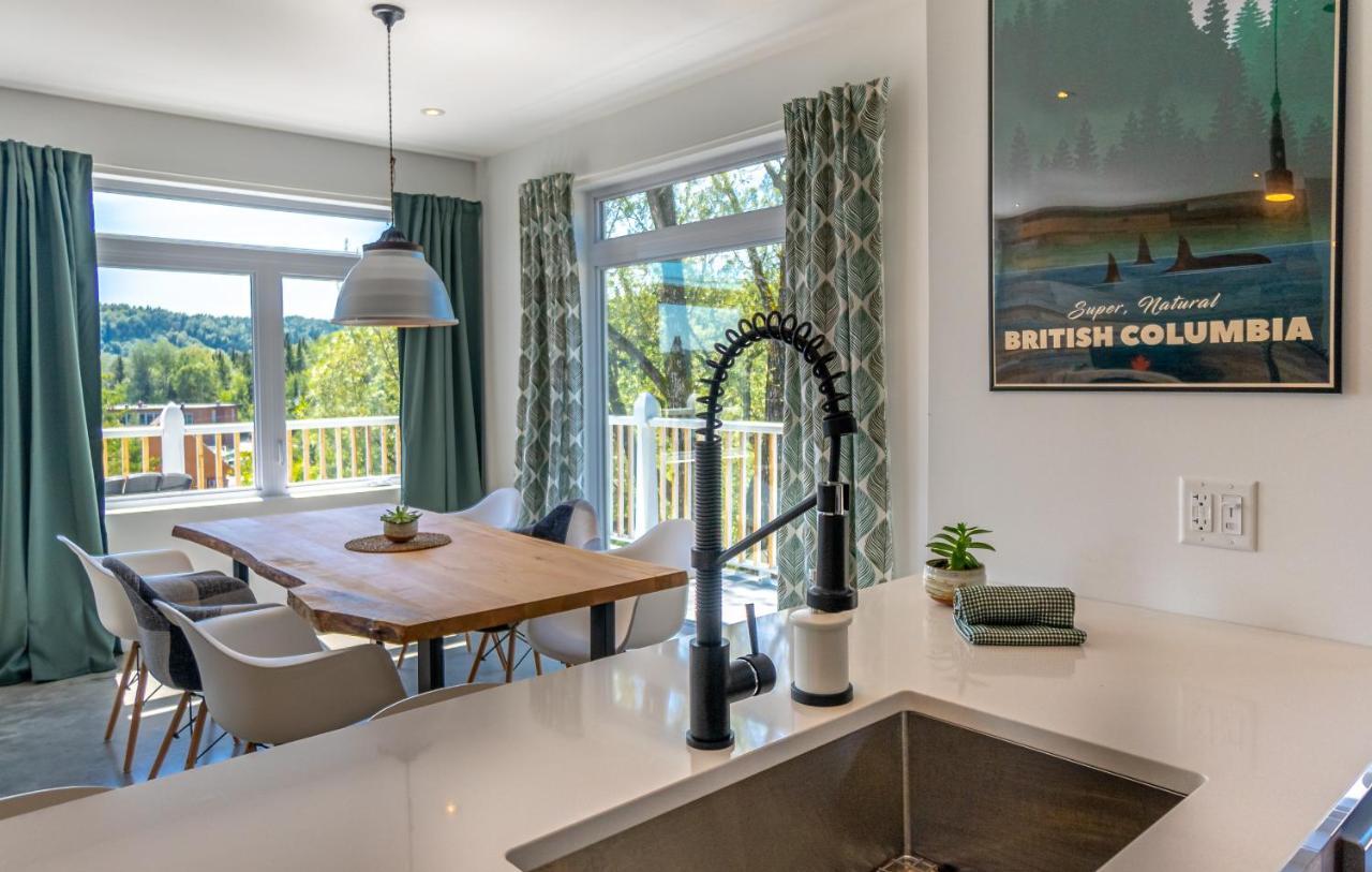 Hotel-Appartements De La Gare Val-David Eksteriør billede
